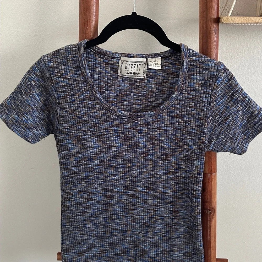 Vintage ribbed knit tee - Picture 4 of 7